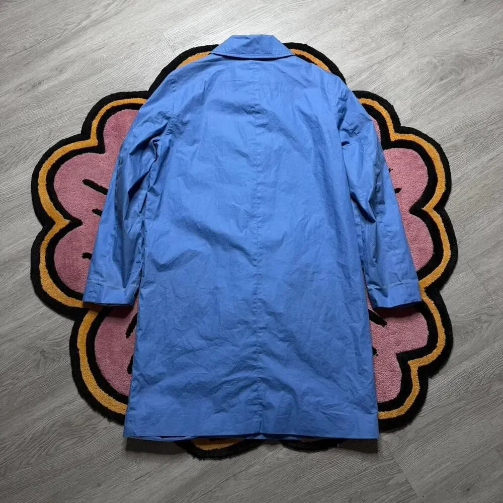 Lauren Ralph Lauren Lightweight Trench Coat Jacket Womens Small Blue